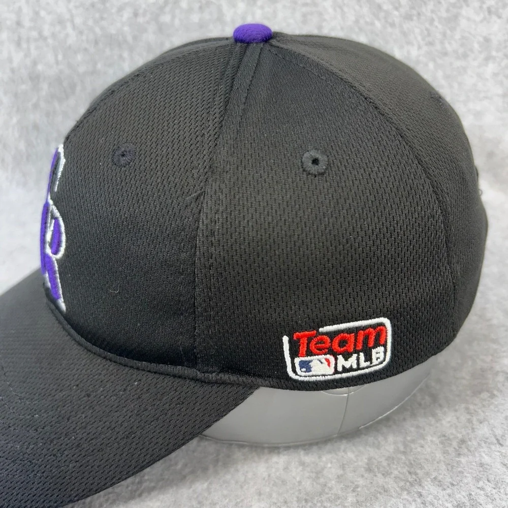 CR Logo Youth Black OC Sports Baseball Hat MLB Team Cap Adjustable OSFM